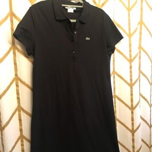 Lacoste black Polo dress size 12